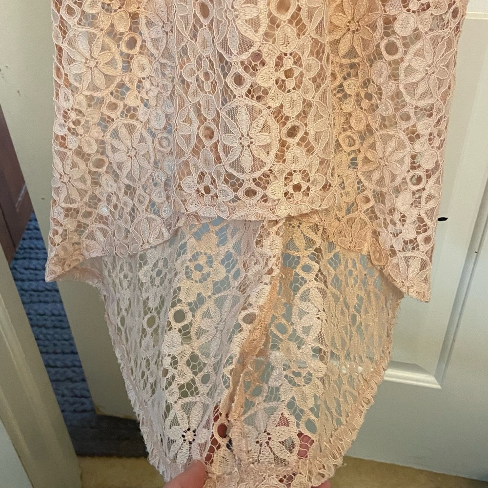 BLUSH LACE DRESS - Picture 6 of 14